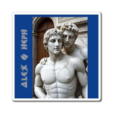 Alex & Heph Marble Statues - Alexander the Great and Hephaestion Magne ...