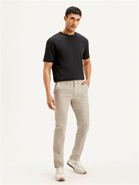 Men's Beige Slim Tapered Fit Chinos – Levis India Store