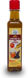 Nature foods Cold Pressed Mustard Oil 250ml Mustard Oil PET Bottle ...