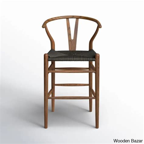 Ettas Solid Wood Bar & Counter Stool – Wooden Bazar