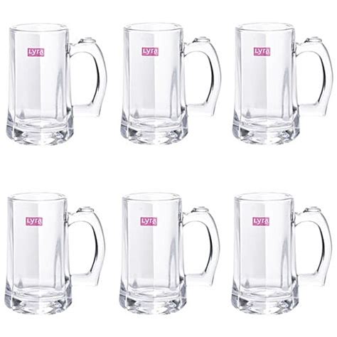 Buy Lyra Beer Mug Hunter Glass 375 Ml Online At Best Price of Rs 690 ...