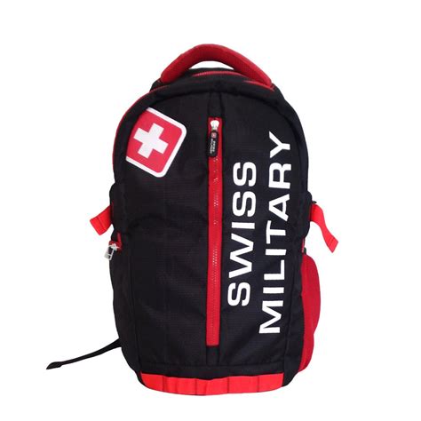 Buy Swiss Military Black and Red Laptop Bag (LBP45) at Amazon.in