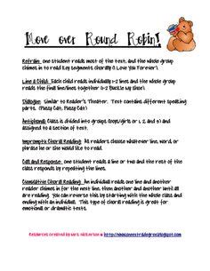 Reading - Round Robin