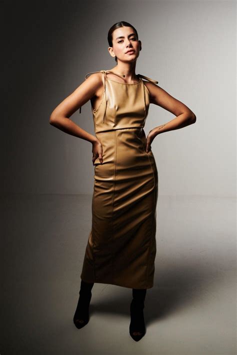 Longline Leather Chic Dress – Sotbella