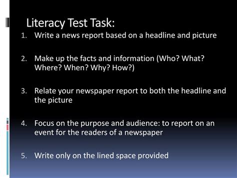 Literacy Test Example 的图像结果