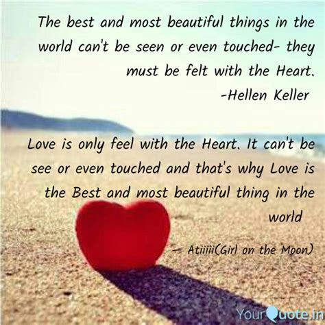 The best and most beautif... | Quotes & Writings by Aditi Gupta | YourQuote