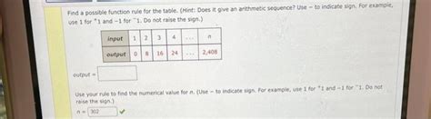 Image result for Find a Function Rule