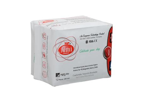 Buy Femi Ultra Soft Rash-Free Anion Sanitary Pads | Combo Pack 2 | L ...