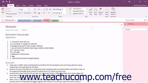 OneNote 2016 Full Tutorial 的图像结果