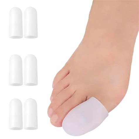 MAYCREATE 3 Pairs Silicone Gel Toe Separator Big Toe Protector Toe ...