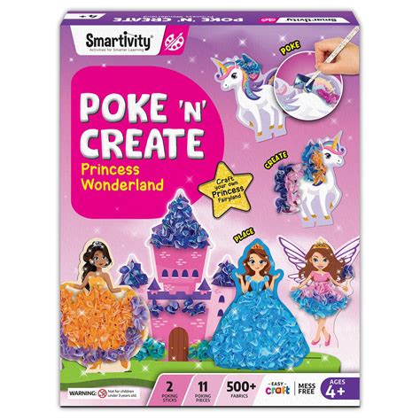 Smartivity Poke N Create Princess Wonderland Art and Craft Kit For Kid ...