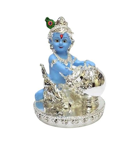 Krishna & Radha Krishna Idols – Gold & Silver Plated Murtis for Puja ...
