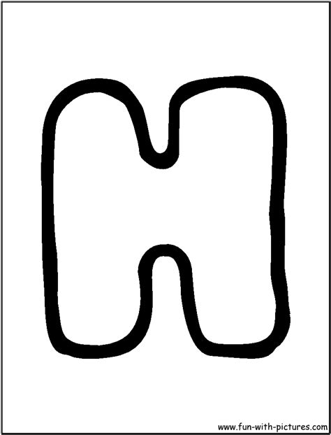 Bubble Letters H at Max Nielsen blog