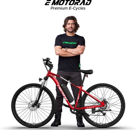 EMotorad T-REX AIR Red 29 inches 7 Gear Lithium-ion (Li-ion) Electric ...