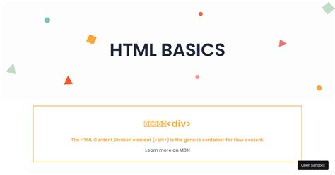 Image result for HTML5 Basic Code