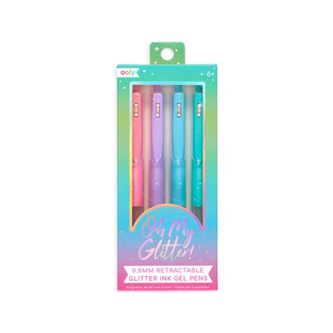 Oh My Glitter! Gel Pens - Set of 4 – Bombay Kids Company