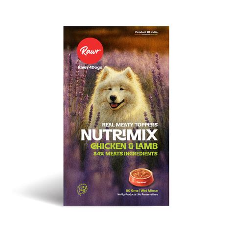 Rawr4Dogs | Nutrimix (Wet) | Meaty Toppers | Chicken & Lamb – Petsaurus