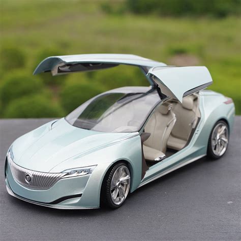 Original factory 1:18 Shanghai Gm BUICK RIVIERA future concept diecast ...