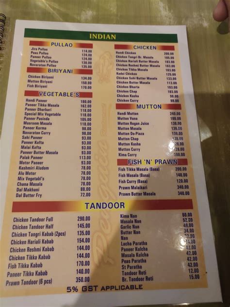 Menu at Penguin Restaurant, Howrah, Danesh Sk Lane