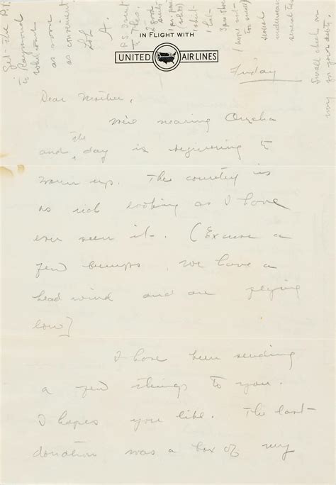 Bonhams : EARHART LETTER TO HER MOTHER USED TO HARVEST EARHART'S DNA ...