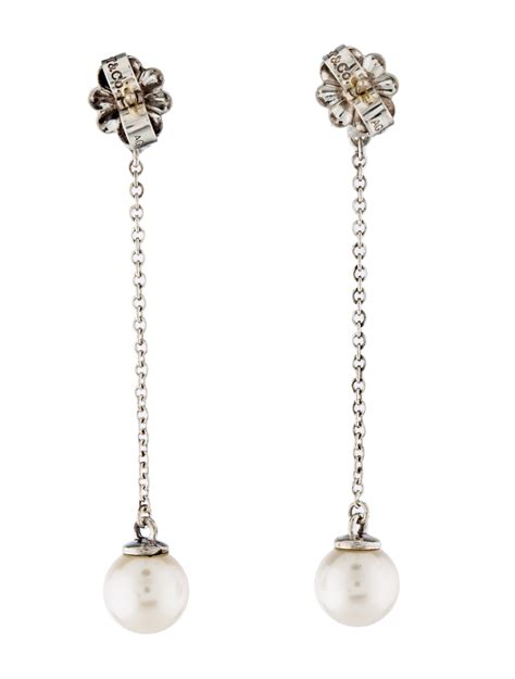 Tiffany & Co. Pearl Drop Earrings - Earrings - TIF50581 | The RealReal