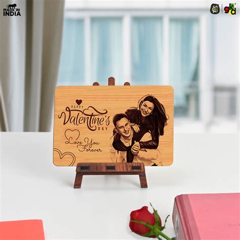 Personalized Valentine’s Day Photo Frame | Gift for Couple – Gift Kya De