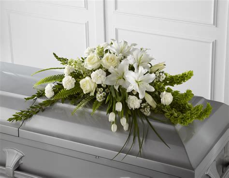 The Resurrection Casket Spray - Fleur-tatious Floral Design | Funeral ...