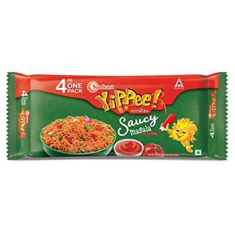 Sunfeast YiPPee! Saucy Masala, Instant Noodles (4 in one pack ), 270g ...