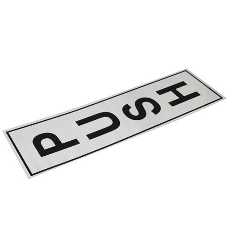 Buy SVELASER PVC Push Pull Door Signage Board Combo Sign for Home ...