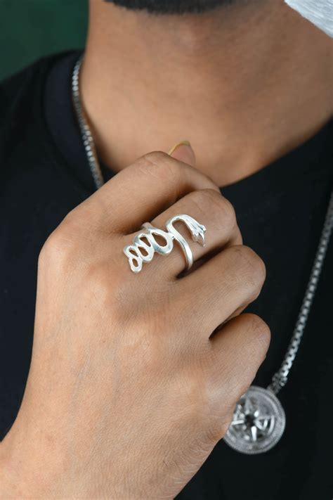 The Snake Silver Ring – Totapari