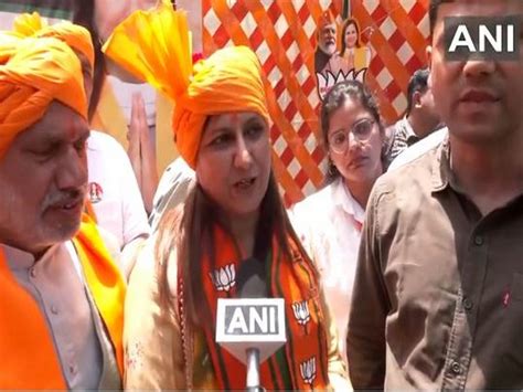 BJP candidate from West Delhi Kamaljeet Sehrawat holds roadshow ahead ...