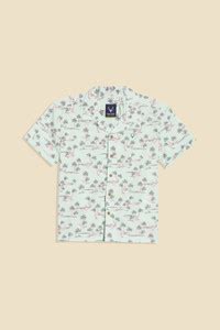 Allen Solly Boys Printed Casual Light Blue Shirt - Buy Allen Solly Boys ...