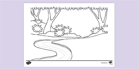 Simple Colouring Page for Children | Colouring Sheets