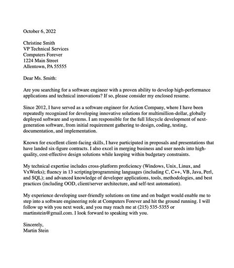 Application Letter Format 的图像结果