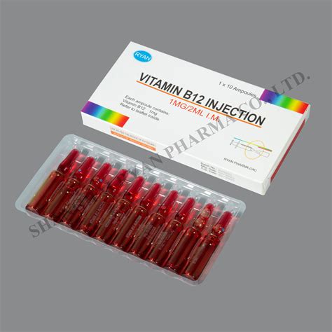 Vitamin B12 Injection 1mg 2ml - Vitamin B12 and B12