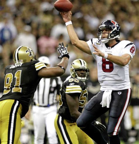 Texans' Schaub shows he's not in Brees' elite class yet