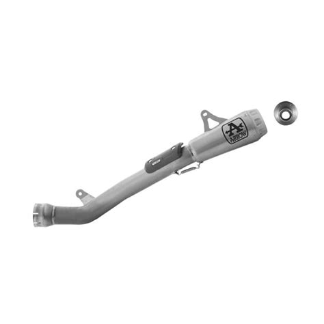 Arrow Pro Race Titanium Cat Eliminator Half System Exhaust for Kawasak ...