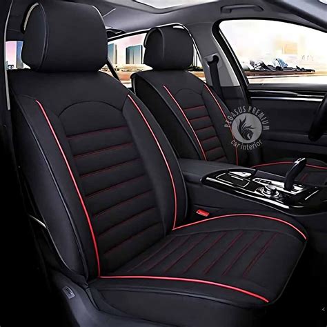 Mahindra Scorpio N Seat Cover in Black Red -Pegasus Premium, Delhi