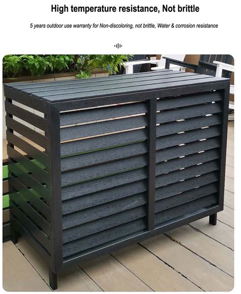 Exterior Aluminum air conditioner and heat pump outdoor unit cover ...