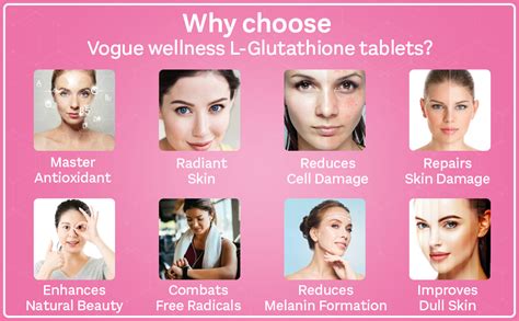 Vogue Wellness L-Glutathione Tablet Helps to Boost Skin Glow and ...