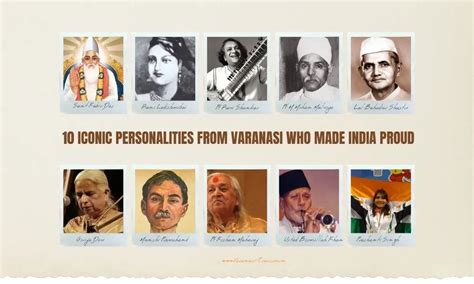 10 Iconic Personalities from Varanasi Who Made India Proud | Varanasi ...