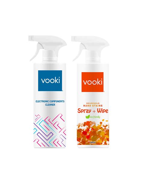 Hard Stains Spray & Electronic Component Cleaner | Combo | Vooki – vooki.in
