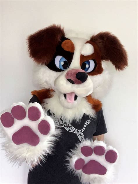 Ginger street dog head and hand paws for sale - Oneandonlycostumes ...