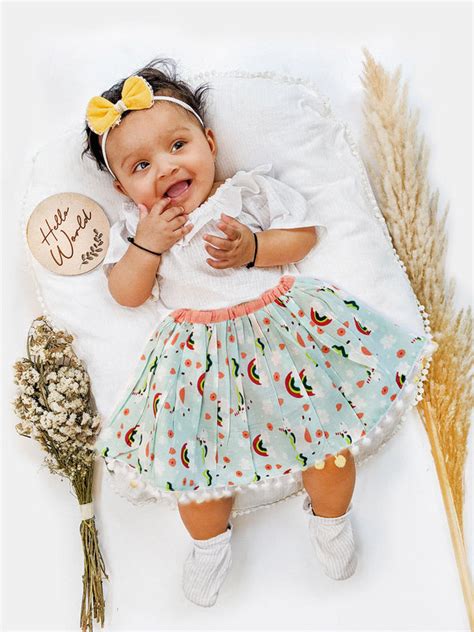 Shop Trendy & Stylish Skirt and Top for Baby Girl | Halemons