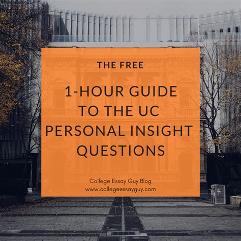 UC Essay and UC Personal Insight Question Examples – College Essay Guy