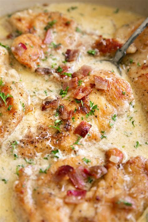 Creamy Bacon Chicken | Recipe | Chicken bacon recipes, Bacon recipes ...