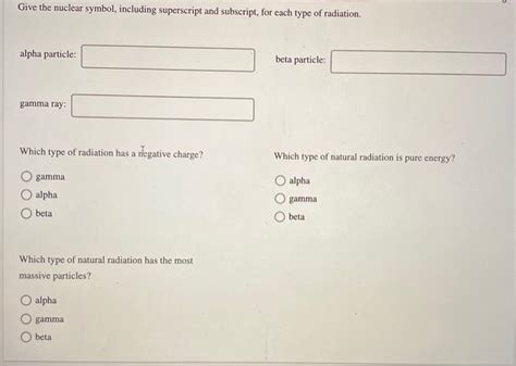 Image result for Alpha Particle Superscript and Subscript