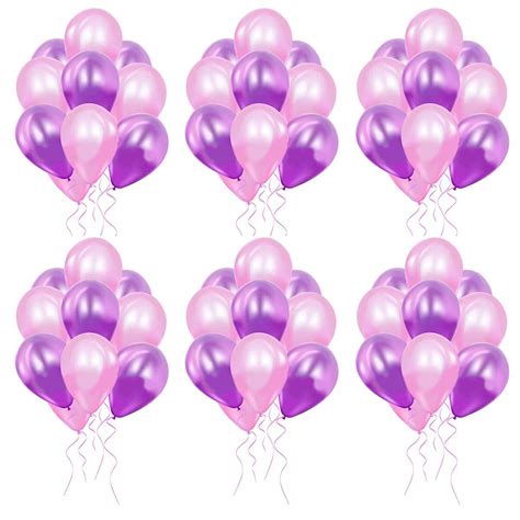 Rozi Decoration Rubber Metallic Balloons For Birthday Anniversary Baby ...