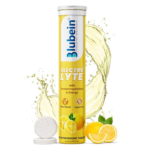 Buy Blubein Electrolyte ++ Effervescent tablets | Instant Hydration ...
