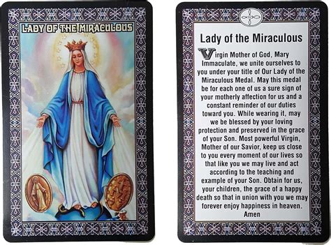 Buy Ben Junot USA Catholic 3 Pieces Set -Stainless Steel Lady of The ...